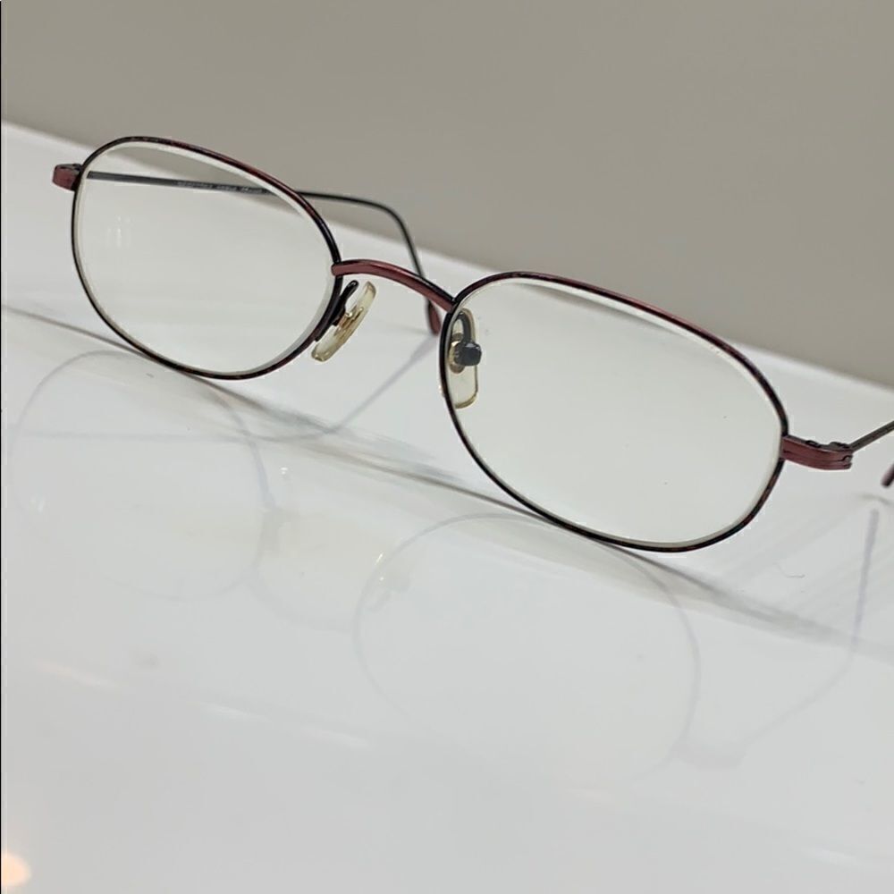🌷Geoffrey Beene Eyeglass Frame Full Rim Burgundy